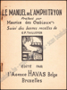 Image de Manuel de l'amphitryon suivi des bonnes recettes