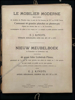 Image de Le mobilier moderne recueil de modèles de Meubles dans le goût de l'art français