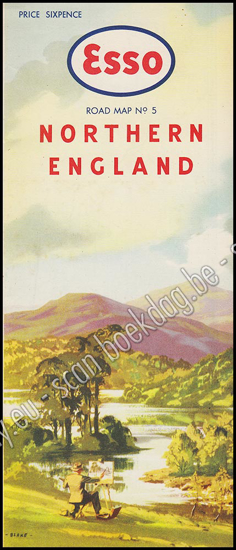 Image de Esso. Road map N° 5 Northern England