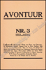 Image de Avontuur. Jrg 1, Nrs. 1, 2, 3 & bio, februari, maart, april 1928. Fac-Simile uit 1979