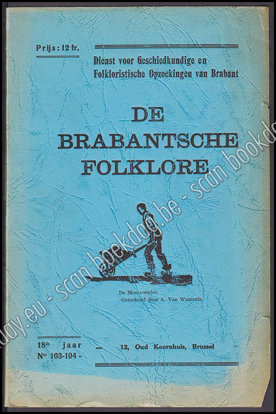 Image de De Brabantsche Folklore, 18de jaar, nr 103-104 - 105-106 - 107 - 108