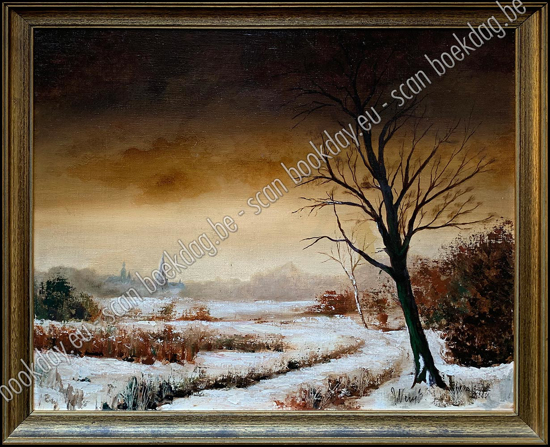 Image de Schilderij Jean WUYTS - Winterlandschap