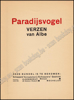 Image de Paradijsvogel. Verzen. Opdracht aan Jef Denijn