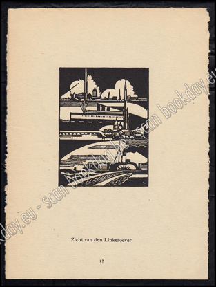 Picture of Joris MINNE. Zicht op den Linkeroever. 1930