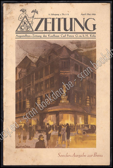 Picture of Zeitung des Kaufhaus Carl Peters. 5. Jahrgang Nr. 1/2. April/Mai 1928