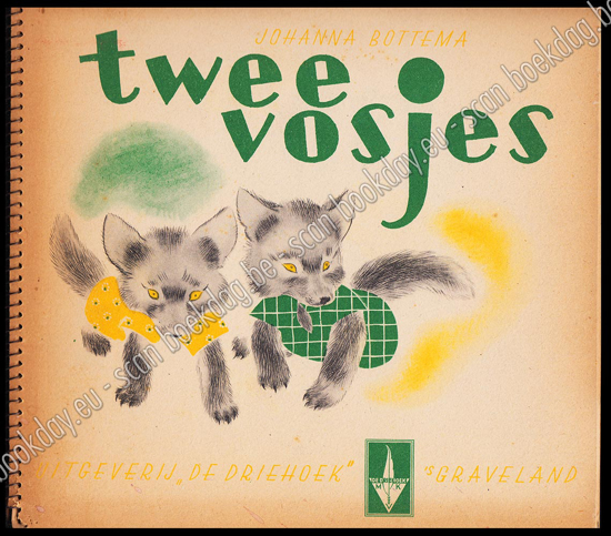 Picture of Twee vosjes. Illu. Johanna BOTTEMA. El Pintor boekje !