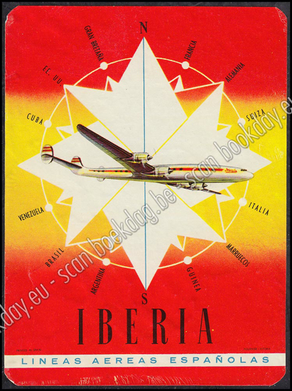 Picture of IBERIA LINEAS AEREAS ESPAÑOLAS etiqueta equipaje de mano