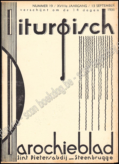 Afbeeldingen van Liturgisch Parochieblad Abdij Steenbrugge & Benedictus Bode & St Gregoriusbode. 16 nrs