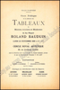 Picture of Collection Roland Bauduin. Vente publique ... tableaux de Maîtres Anciens et Modernes de feu l'Expert Roland Bauduin...