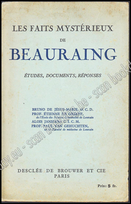 Afbeeldingen van Les faits mystérieux de Beauraing. Études, documents, réponses. 1933