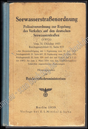 Image de Seewasserstraßenordnung. Polizeiverordnung zur Regelung des Verkehrs auf den deutschen Seewasserstraßen