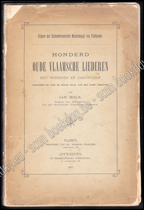 Picture of Honderd oude Vlaamsche liederen met woorden en zangwijzen