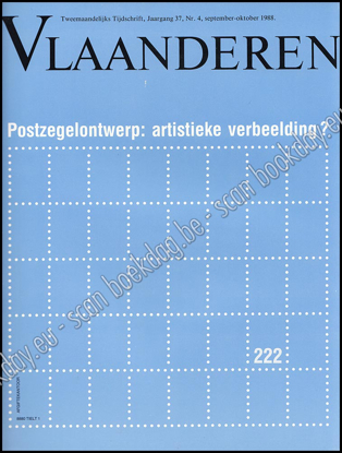 Picture of Vlaanderen. Nr. 222. Jg. 37, nr. 4, september-oktober 1988. Postzegelontwerp: artistieke verbeelding?