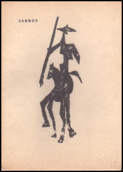 Image de Carmen. Hors-texte de Picasso