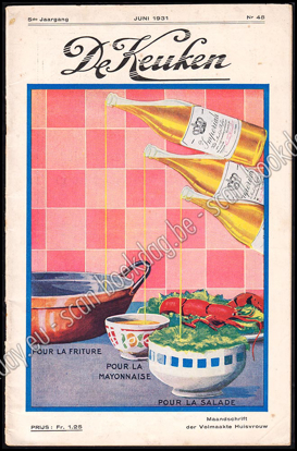Picture of De Keuken. Maandschrift der Volmaakte Huisvrouw. Jrg 5. Nr. 48, juni 1931