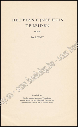 Image de Het plantijnse huis te Leiden