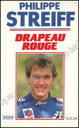 Picture of Philippe Streiff. Drapeau rouge