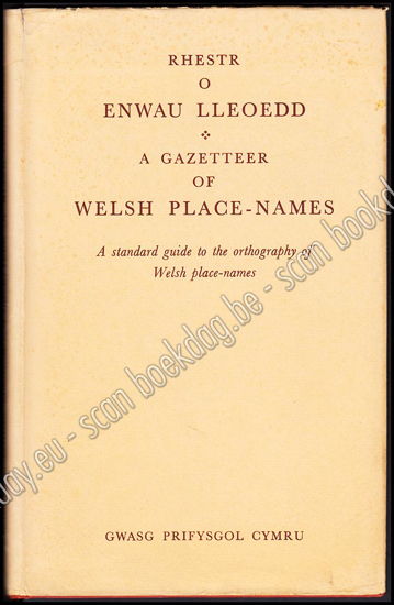Afbeeldingen van A gazetteer of Welsh place-names or Rhestr Enwau Lleoedd