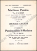 Picture of Mattheus Passion. Groot Oratorium in twee deelen