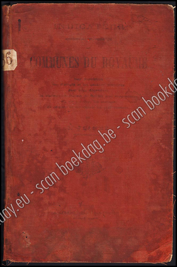Picture of Aanwijzer onderrichtende per alphabetische orde de Gemeenten des Lands + FR