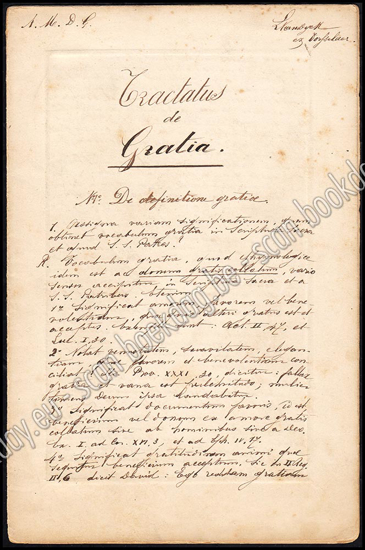 Image de Tractatus de Gratia. Ad Maiorem Dei Gloriam. ... (Vorselaar)