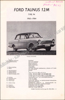 Picture of Vraagbaak voor uw Ford Taunus 12m. Een complete handleiding voor de Taunus 12 M P4 vanaf 1963