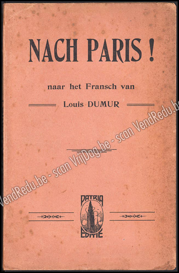Picture of Nach Paris. De Bloedhond van Verdun. Naar het Fransch van