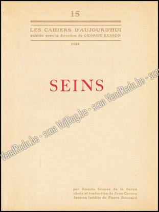 Afbeeldingen van Seins. Les Cahiers d'aujourd'hui 15