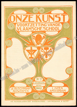 Afbeeldingen van Onze Kunst. Jg. 1, nr. 7. Juli 1902