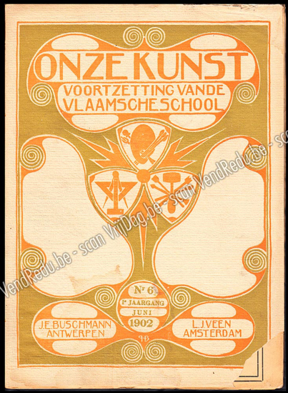 Picture of Onze Kunst. Jg. 1, nr. 6. Juni 1902