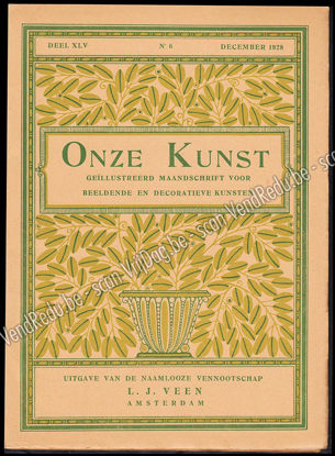 Afbeeldingen van Onze Kunst. Jg. 24, nr. 6. December 1928