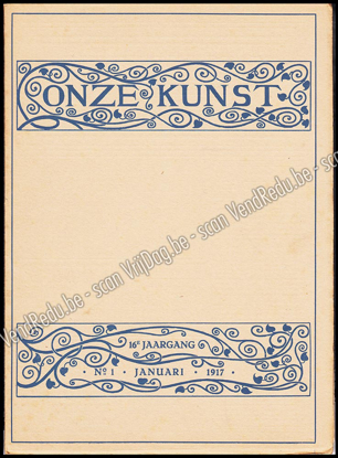Afbeeldingen van Onze Kunst. Jg. 16, nr. 1. Januari 1917