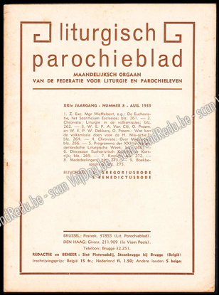 Picture of Liturgisch Parochieblad Abdij Steenbrugge & Benedictus Bode & St Gregoriusbode. XXIe jgn. 5 nrs