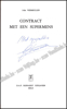 Afbeeldingen van Contract met een supermens. Gesigneerd