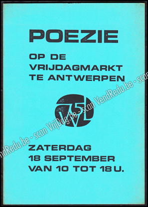 Image de Poëzie op de Vrijdagmarkt. 1982