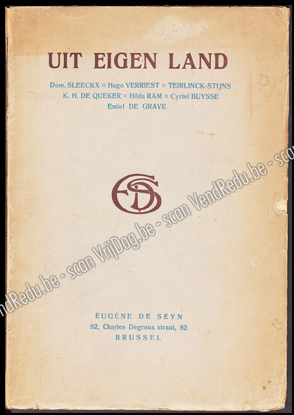 Image de Uit eigen land. Schetsen, verhalen, novellen van Vlaamsche schrijvers. Signed