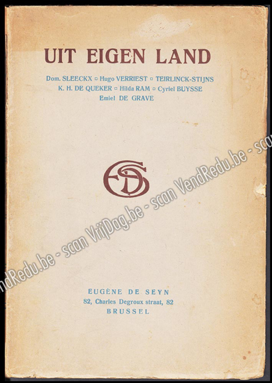 Image de Uit eigen land. Schetsen, verhalen, novellen van Vlaamsche schrijvers. Signed