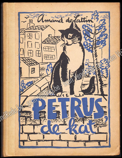 Afbeeldingen van Petrus de kat. Gesigneerd