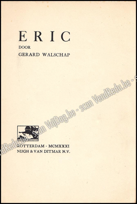 Image de Eric. Gesigneerd opdracht exemplaar