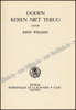 Image de Doden keren niet terug. Gesigneerd