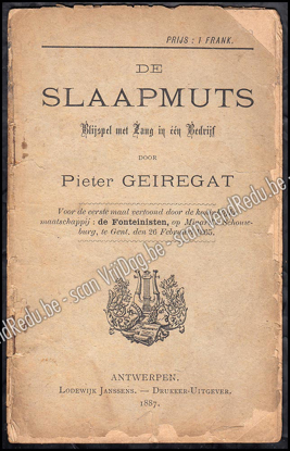 Picture of De Slaapmuts. Blijspel met Zang in één Bedrijf