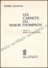 Image de Les carnets du major Thompson. Couverture Fred Garrels