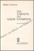 Image de Les carnets du major Thompson. Couverture Fred Garrels