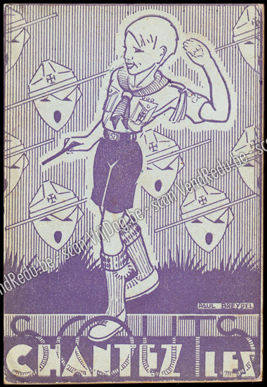 Image de Chantez ! Les Scouts. Couverture Paul Breydel