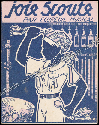 Image de Joie Scoute par ecureuil musical. Couverture Paul Breydel