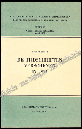 Image de Bibliografie van de Vlaamse Tijdschriften. Reeks III: Vlaamse Literaire Tijdschriften vanaf 1969, afl. 3