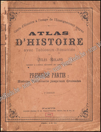 Picture of Atlas D'Histoire avec Tableaux-Résumés