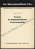 Picture of Technik der wissenschaftlichen Kinematographie