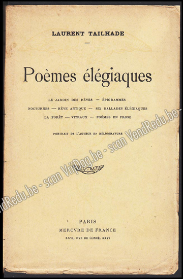 Image de Poèmes élégiaques