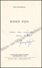 Picture of Rond zijn. De Bladen voor de Poëzie. [Tweede serie. Jrg 11, Nr. 9, 1963-1964]. Gesigneerd